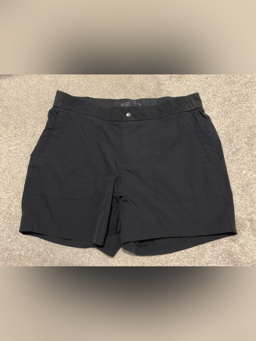 Reel Life Black Women's Athletic Shorts with Front Pockets